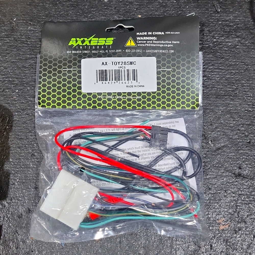 Toyota Steering wheel control harness